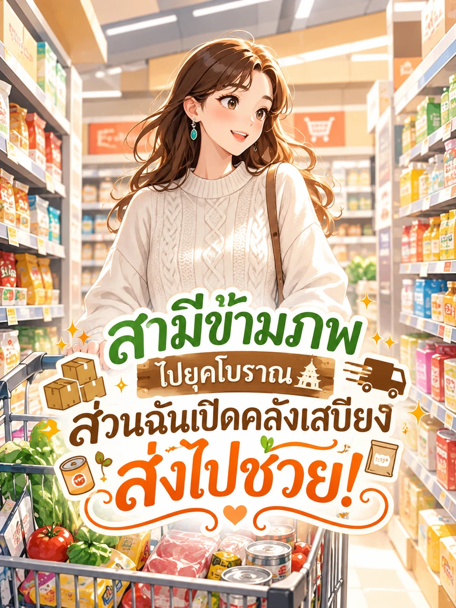 (จบแล้ว) สามีข้ามภพไปยุคโบราณ ส่วนฉันเปิดคลังเสบียงส่งไปช่วย!