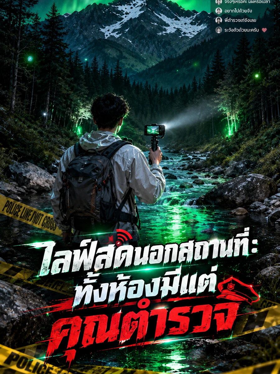 ไลฟ์สดนอกสถานที่: ทั้งห้องมีแต่คุณตำรวจ