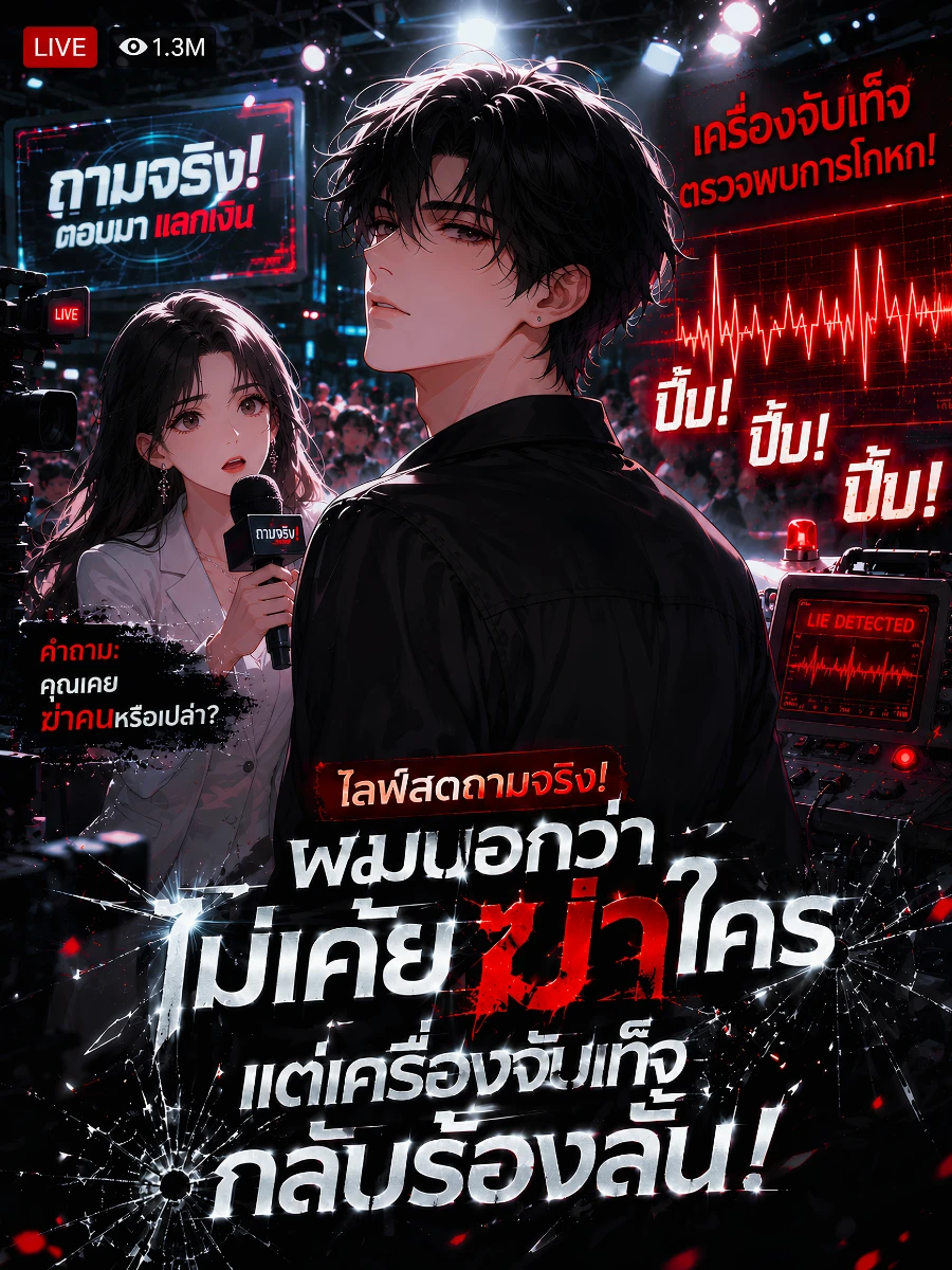[จบแล้ว] ไลฟ์สดถามจริง! ผมบอกว่าไม่เคยฆ่าใคร แต่เครื่องจับเท็จกลับร้องลั่น!