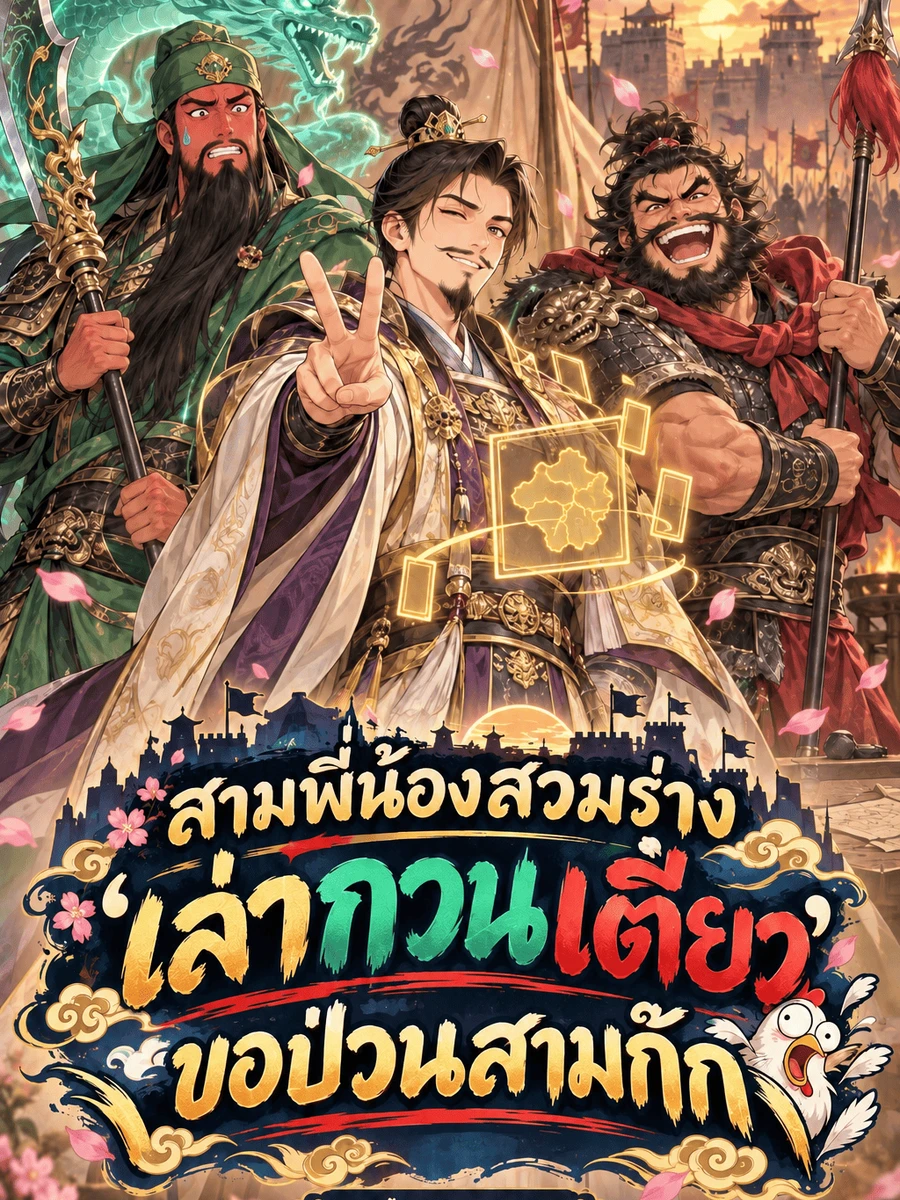 สามพี่น้องสวมร่าง 'เล่ากวนเตียว' ขอป่วนสามก๊ก